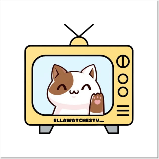 TV Time! - Stickers and More! Wall Art by ellawatchestv_